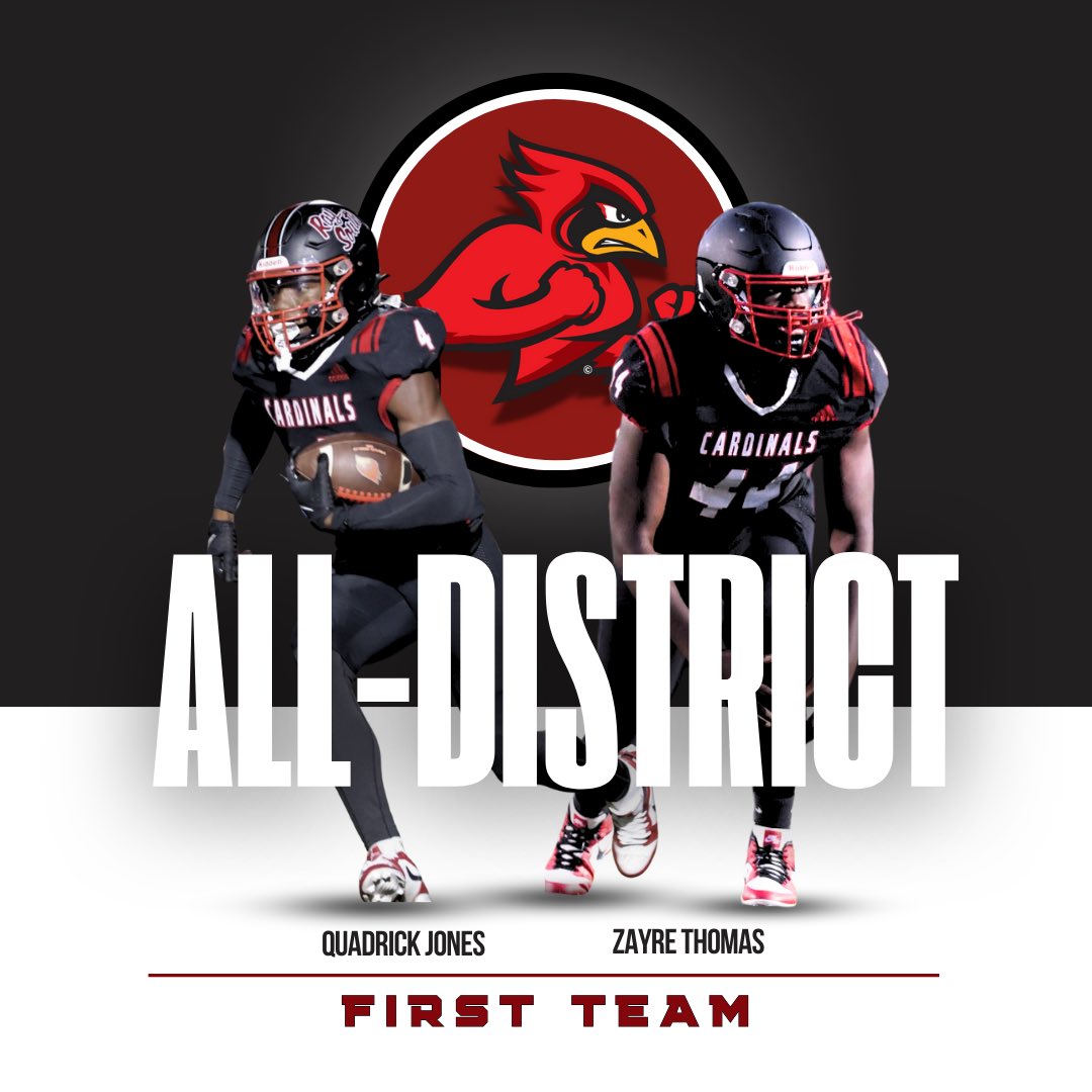 Congratulations to <a href="/jones_quadrick/">Quadrick Jones Jr.</a> and <a href="/ZayreThomas8/">ZayreT_88</a> on being selected as 1st team all district!