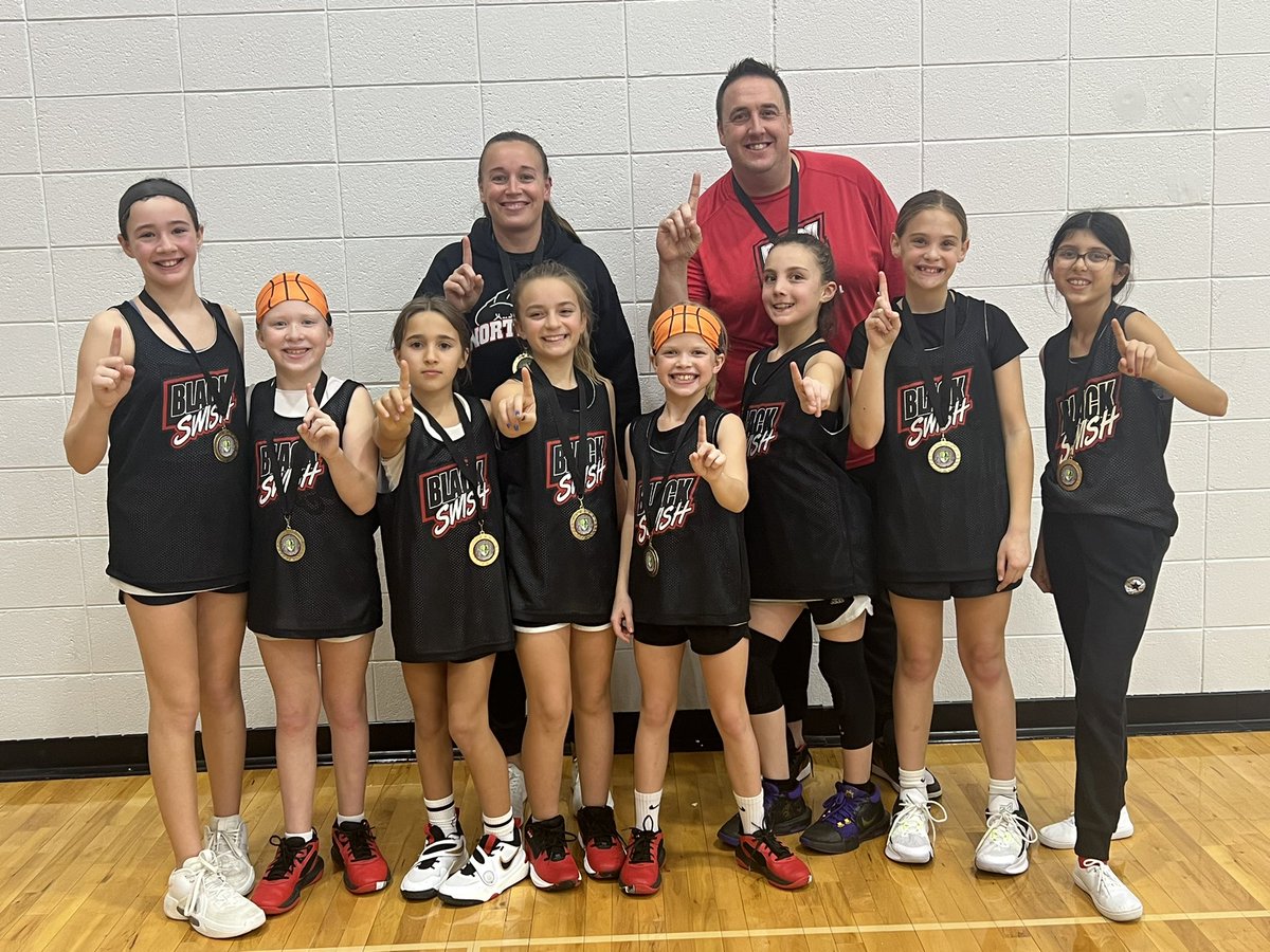 NWBlackSwish's tweet photo. Congratulations to our 4th grade Club1 team who won the Northeast Regular Season Championship today‼️Great job players and coaches👏🏼 The work is paying off 💪🏼 https://t.co/9lsYRLKK6N