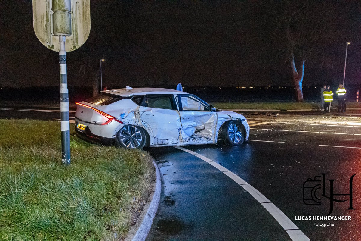 Drie gewonden bij ongeval op N245 Oudkarspel