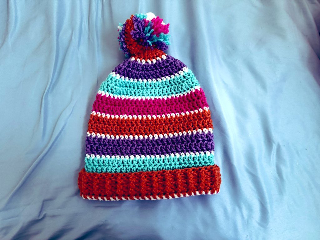 ReneeCrochet23's tweet photo. 2 new adorable beanies made by muah! 💋 lol 😂 🧶🧶🧶 https://t.co/TOgy5KV5Rb