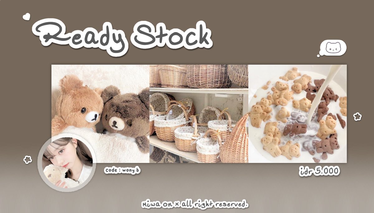 twfigy's tweet photo. retweet will be appreciated, thank you!🧤

aku ada 4 layout ready stock serba wonyoung ia! 🥡🥢 price? check picture. bisa langsung take dengan sebut code di dm or tele ak🤭

mari jajann!💥

🛼 https://t.co/Tqf8CVWHP7

 #zonauang https://t.co/TKf6ik1VRk