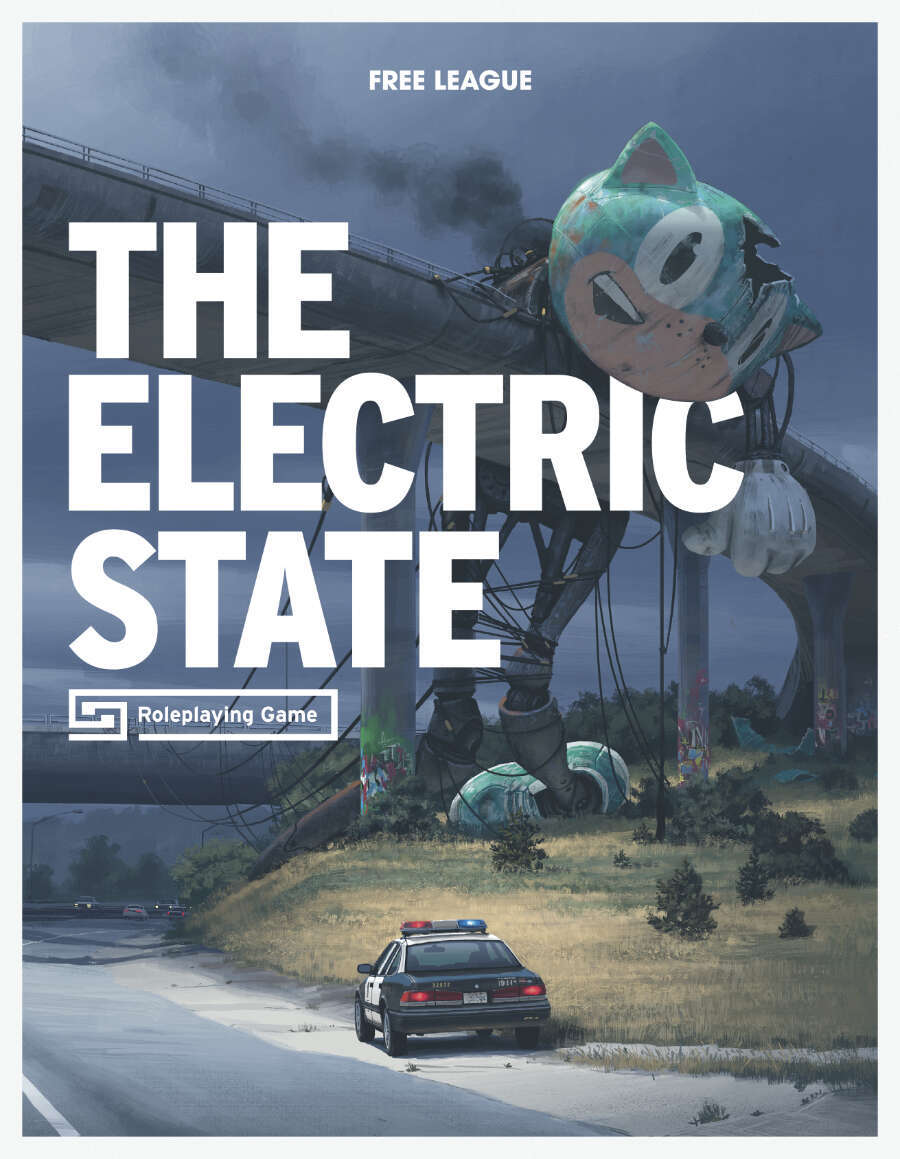 RPChronicle's tweet photo. Review: Free League Publishing – The Electric State Roleplaying Game (Year Zero Engine) https://t.co/w6KqHqTg7k #TTRPGs #reviews #yearzeroengine @FreeLeaguePub https://t.co/02gfIZmuKm
