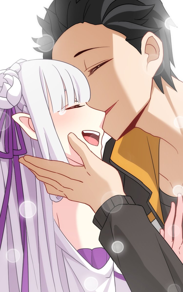 merueru_BH's tweet photo. 今日も絵を描き続ける「エミリアたんとスバル」
仕上げ、仕上げ、あとはスバルにお任せ！ ！エミリアはあなたを守ってくれるのを頼りにしています！ ！がんばれ！スバル！ ！
#リゼロ #エミリア #Reゼロから始める異世界生活 #Emilia #Rezero #rezeros3 https://t.co/nmfXrZOXbJ