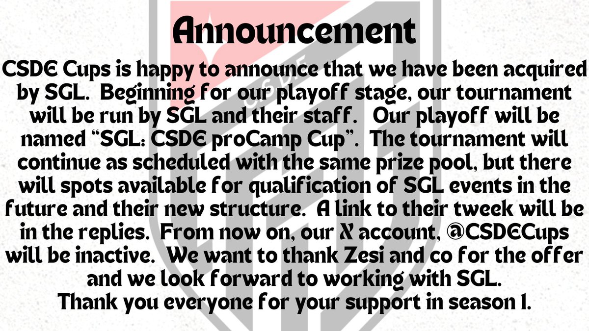 C.S.D.E Cups tweet media