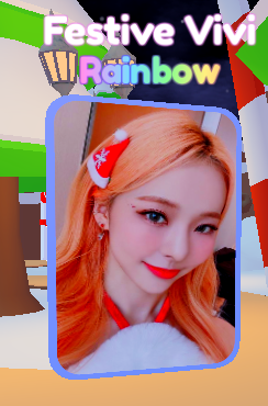 thankful to be alive during this timeline. i love #loona and i love being #festive . and i love kcards . and vivi . and chuu . a