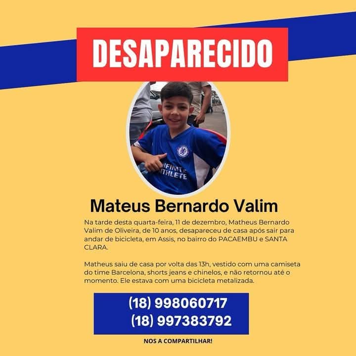 julianoromao's tweet image. Desaparecido! #Assis