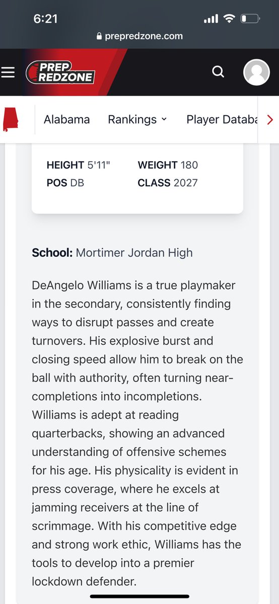 Thankful for the write up🖋️<a href="/PrepRedzoneAL/">Prep Redzone Alabama</a> <a href="/TorranceMarable/">CJ Marable</a> <a href="/MJFOOTBALL1920/">Mortimer Jordan Football</a> <a href="/MJFOOTBALL1920/">Mortimer Jordan Football</a>  <a href="/MJCoachFranks/">Zach Franks</a> <a href="/MJCoachWalker/">Clay Walker</a> <a href="/AL6AFootball/">Alabama6AFootball</a> <a href="/ALPrepStars/">ALPrepStars</a> <a href="/Alabama_Varsity/">Alabama Varsity</a> <a href="/DexPreps/">DexPreps</a> <a href="/YellowhammerFB/">Yellowhammer Football</a>