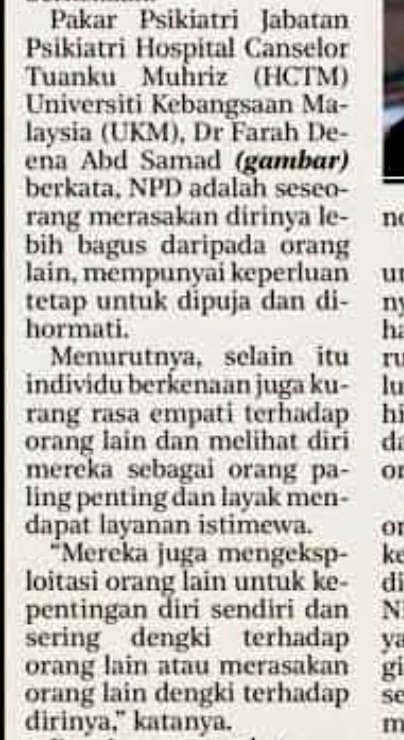 ShamEmma's tweet photo. As mentioned before, be a well-informed person and make wise choices in life knowing someone who has such traits. 
NPD - Narcissistic Personality Disorder https://t.co/1zuFUqRVh7