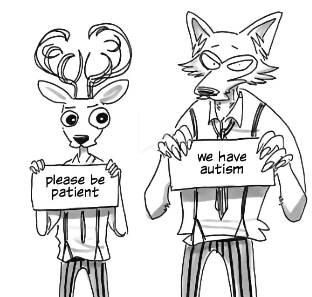 Silly lil drawing 

Me and bro be like