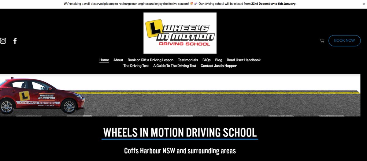 MindMyMarketing's tweet photo. Don't forget to update your website with your holiday hours! We’ve just added a festive message to Wheels In Motion’s driving school website. It’s a quick way to keep your clients in the loop. Let us know if you need help updating yours! 🎄📅
https://t.co/EFOTx4u3tN https://t.co/mHDzndpuUa
