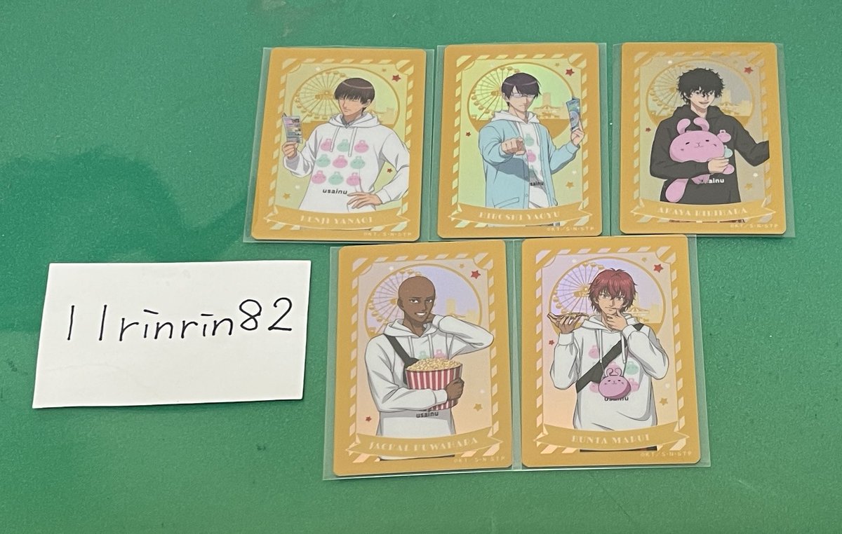 11rinrin82's tweet photo. 【交換 譲渡】新テニスの王子様 テニプリ  テニプリ コスモワールド  オーロラカード

譲→柳 ○柳生 切原 ○ジャッカル ☆丸井

求→仁王 or 定価+送料

郵送交換希望
譲渡の場合、☆は○含むお取引でお願いします。纏めての方最優先。
paypayorゆうちょ対応。
検索からも気軽にお声がけ下さい。 https://t.co/BvhEOqzliA