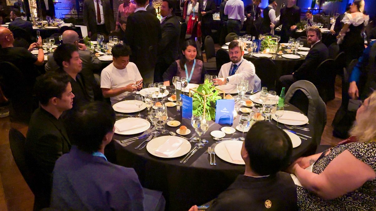 Hideki_Takeshi's tweet photo. Gala Dinner!

baku(@shuwaku2)
Seira(@seira_yun)
Alex(@alexhybrid)
Ken(@Emurgo_Ken)
Shunsuke(@Emurgobiz)
Nel_G(@ga_nelly)
Lucas(@LucasMacchia2)
Charles(@IOHK_Charles)

#Cardano
#CardanoCommunity
@InputOutputHK
@emurgo_io https://t.co/60LQ1wLWwP