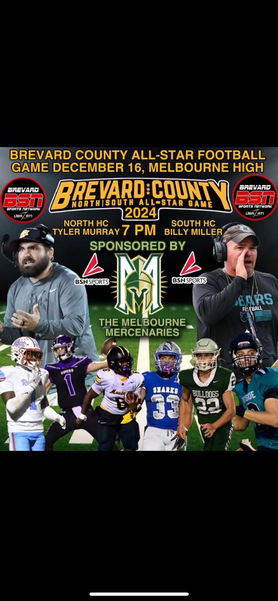 Michael Howard (@mike_howard44) on Twitter photo You can catch me playing in the Brevard County North vs South all-star game tomorrow at Melbourne high school ‼️
<a href="/CoachWimmer/">Rick Wimmer</a> <a href="/MrViny123/">Vincent Davis</a> <a href="/SRHS_Football1/">SRHS SHARK FOOTBALL</a>
share.qwikcut.com/650b9a9e56a73e…% You can catch me playing in the Brevard County North vs South all-star game tomorrow at Melbourne high school ‼️
<a href="/CoachWimmer/">Rick Wimmer</a> <a href="/MrViny123/">Vincent Davis</a> <a href="/SRHS_Football1/">SRHS SHARK FOOTBALL</a>
share.qwikcut.com/650b9a9e56a73e…%