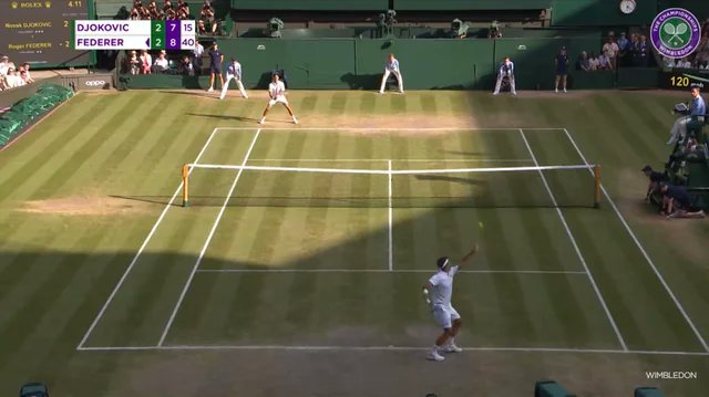 josemorgado's tweet photo. João Fonseca asked if  he would have like to play a point for another player in tennis history...

"The one in 2019, when Roger had MP vs. Djokovic at Wimbledon. I wish I would be Roger, so I could make an ace at 40-15. I want to change history!"

https://t.co/Wce3ksmn5X https://t.co/BV5Psw3zus