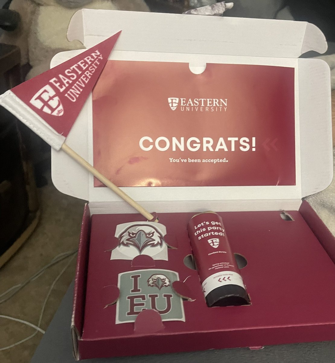 Kai Rivera (@kai_rivera20) on Twitter photo Another blessing. Excited to be on campus for my Official Visit with <a href="/CoachNateHinkle/">Nate Hinkle</a> and the rest of the <a href="/EUEaglesFB/">Eastern University Football</a> team in a couple weeks.
🏈🐶🌲💪
@Lebanoncedarfb <a href="/tpera75/">Coach Pritchett⛓</a> <a href="/LebCoSports1/">LebCoSports.com</a>
#AGTG #Homegrown #MambaMentality #Dawg #GoCedars #Unbreakable Another blessing. Excited to be on campus for my Official Visit with <a href="/CoachNateHinkle/">Nate Hinkle</a> and the rest of the <a href="/EUEaglesFB/">Eastern University Football</a> team in a couple weeks.
🏈🐶🌲💪
@Lebanoncedarfb <a href="/tpera75/">Coach Pritchett⛓</a> <a href="/LebCoSports1/">LebCoSports.com</a>
#AGTG #Homegrown #MambaMentality #Dawg #GoCedars #Unbreakable