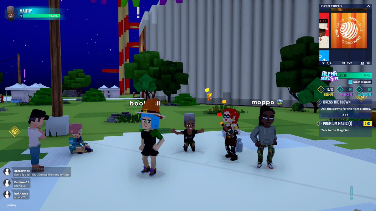 MangVol3's tweet photo. Watching Firebreather Sonia perform in Open Circus in @TheSandboxGame. Talk about playing with fire! 🔥🎪 https://t.co/3ShQ0Rn8Ul #TheSandbox #AlphaSeason4 #AS4SocialChallenge https://t.co/i35Wj86sYr
