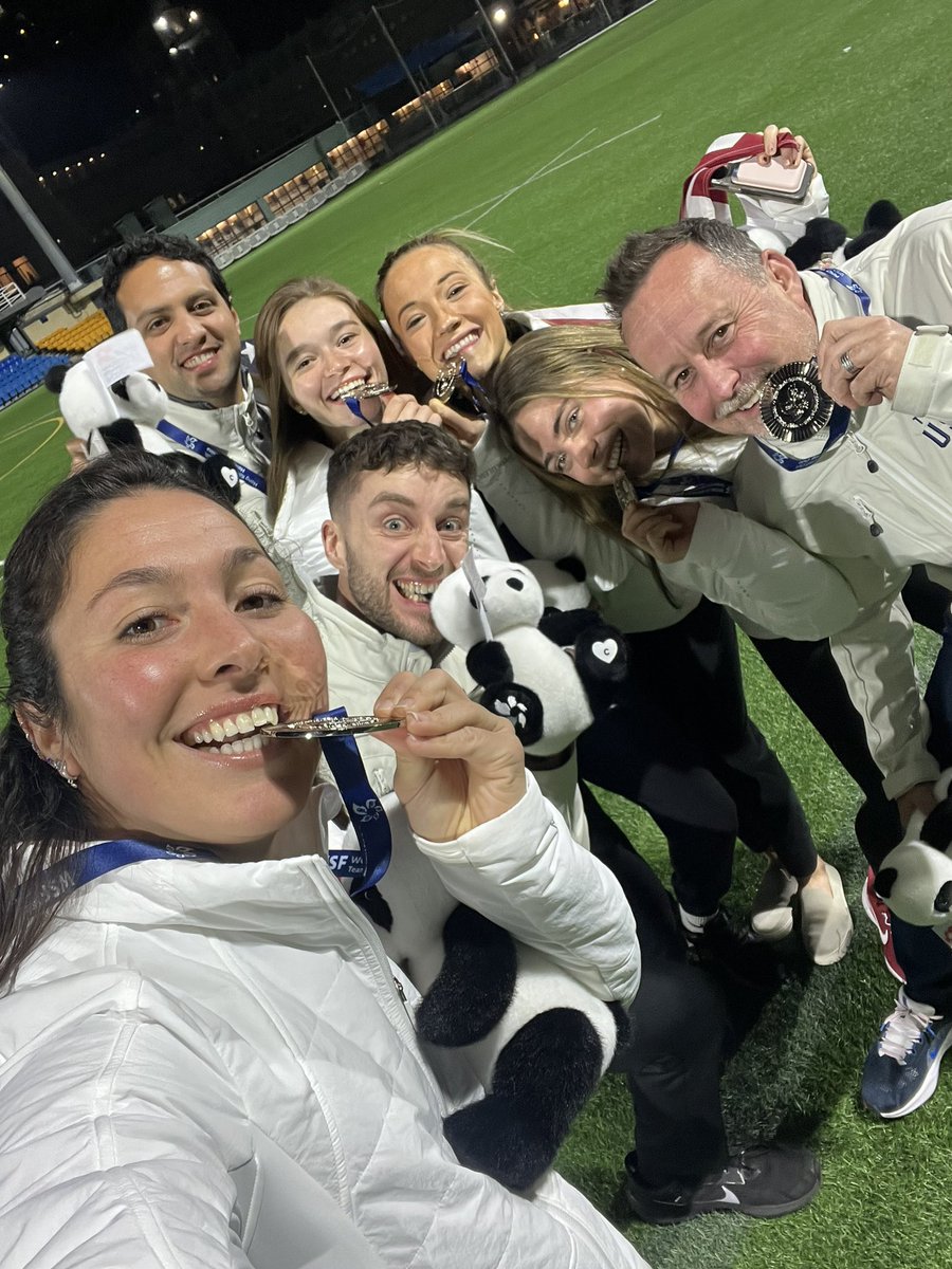 2nd best team in the World! 🥈 What an amazing week this this group!! Proud to represent Team USA alongside them 🙏🏽🩷🤗 🇺🇸