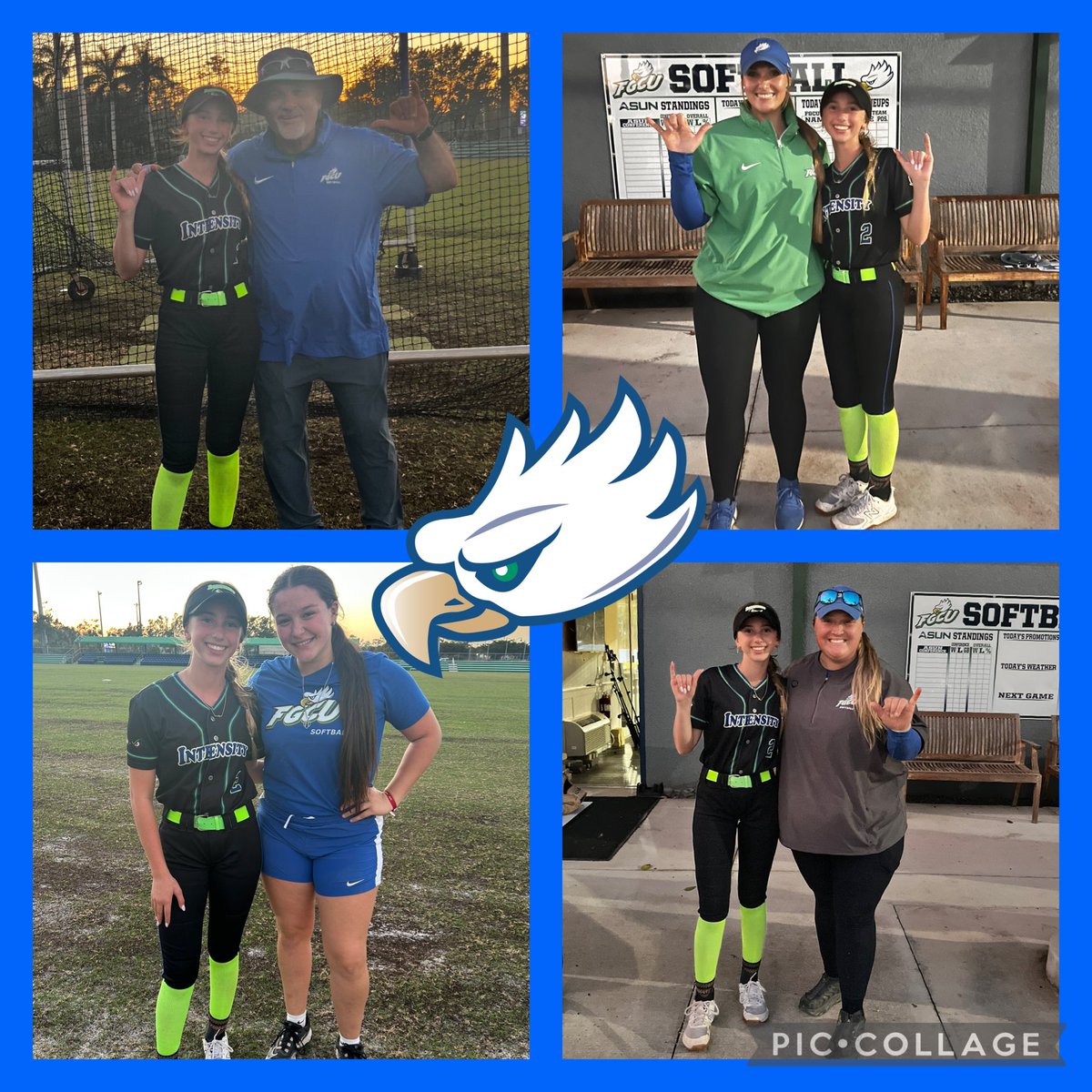 Big thank you to <a href="/FGCU_Softball/">FGCU Softball</a>! I learned so much and had so much fun! Thank you to all the coaches that gave me this opportunity, @FGCUSBDeiros <a href="/RadkeCortney/">Cortney Radke</a> <a href="/CoachCat10/">Cat Clifford</a> <a href="/lflaherty2024/">Leslie Flaherty</a>#wings up💚💙🤍