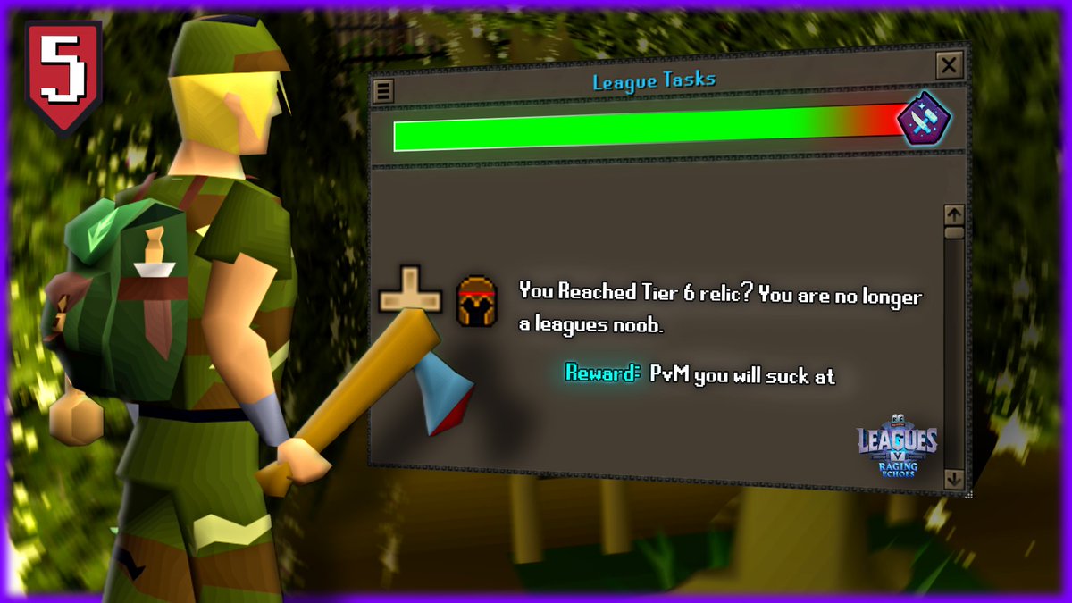 MorcicRS's tweet photo. Brand New Leagues V Raging Echoes Episode! #OSRS #OSRSLeagues #Leagues #LeaguesV #RagingEchoes
๐https://t.co/M8Q2XF3v0x https://t.co/ZpHfuCuHq6