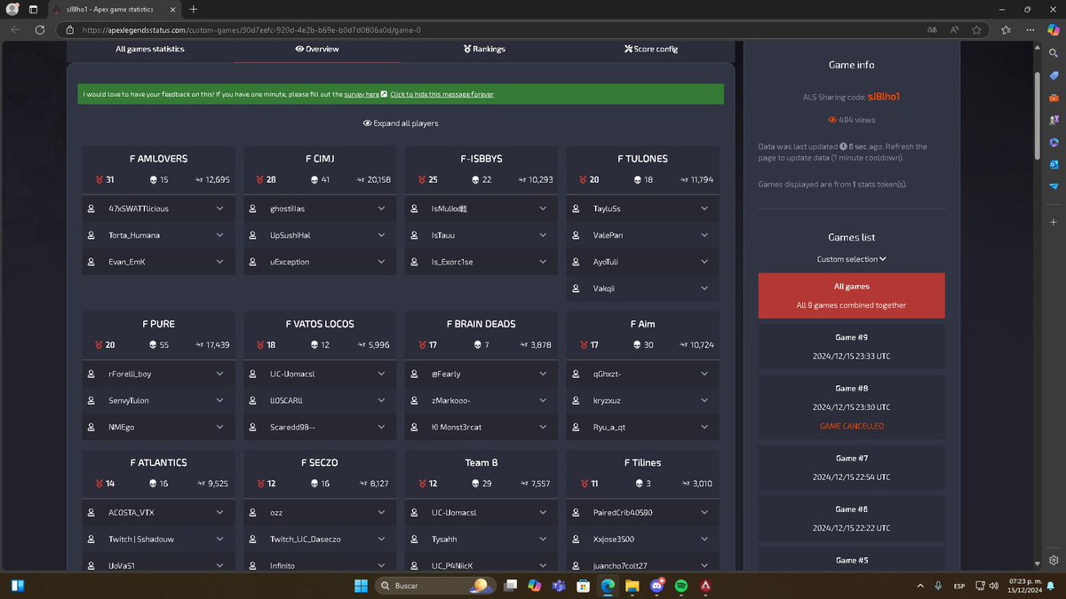 Muchas Gracias a <a href="/BalamRushMX/">Balam Rush</a>  y a <a href="/TayluSs/">TayluSs</a> por el torneo estuvo verga y salimos con unos audífonos perrones .