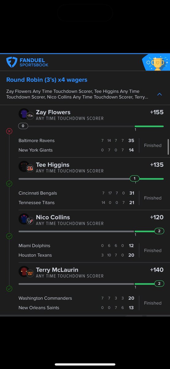 There's more!! He's not finished! <a href="/Snappadacappa/">Snapp 😈</a> 🐐🔥🫡✅it's plenty Mo comin! Come join us and have some fun! 

Plays posted in the vip ! 

+129 Money line no funny line and spreads that put ya to bed. ✅

*3 Wr ATD round robin ✅