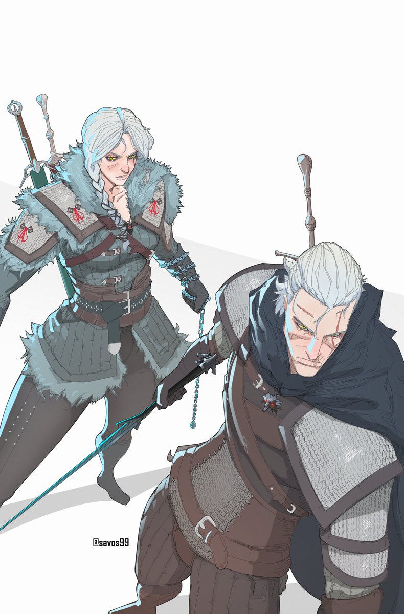 Ciri and Geralt
#TheWitcherIV #ciri #geralt #art