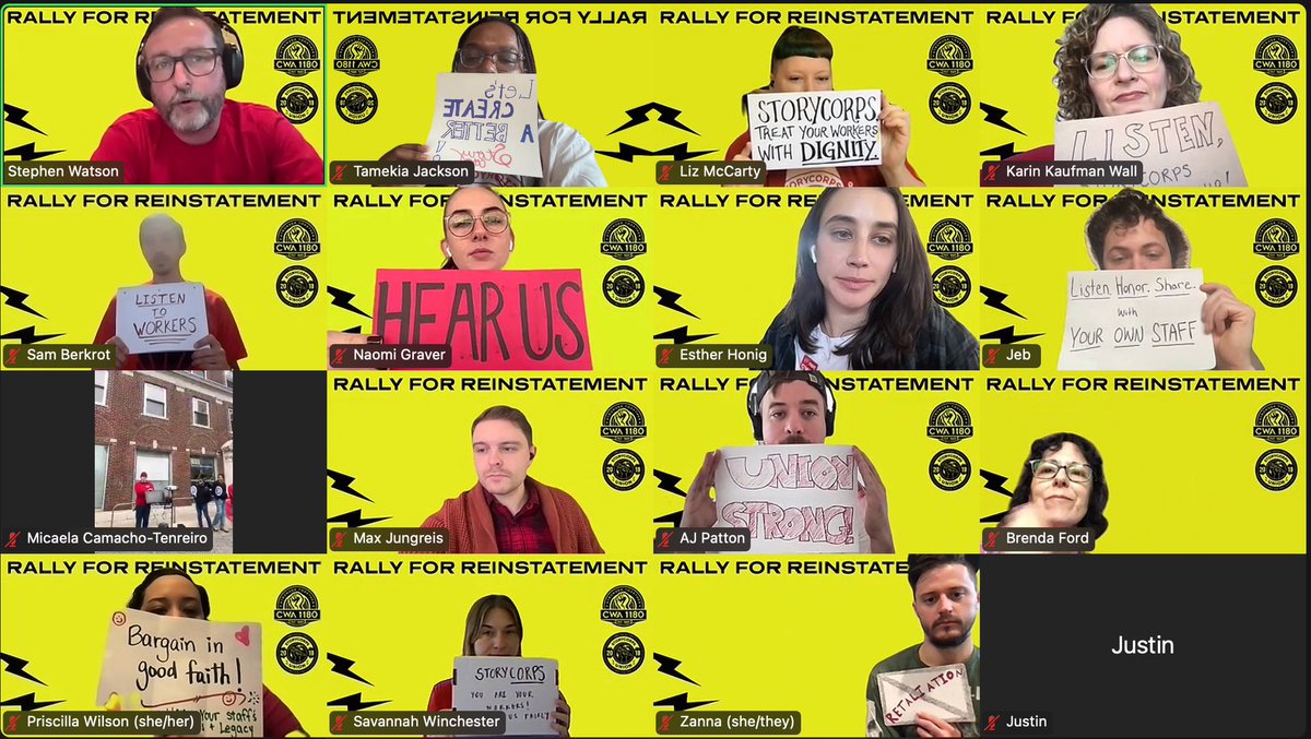 StoryCorps Union tweet media