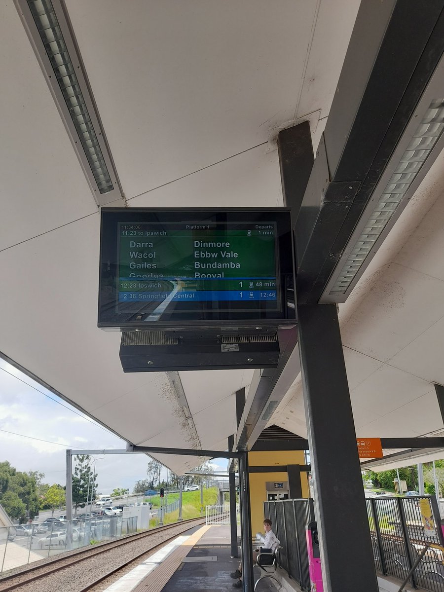 cre8iveSCARE's tweet photo. QR is going downhill since qld state election. Always an issue with the trains since the new government. Delays and cancellations seem to be the norm. Todays 10minute delay is an improvement at least. Bridge strike, service issues and fire evac. What will it be tomorrow? https://t.co/I35wlsPqAE