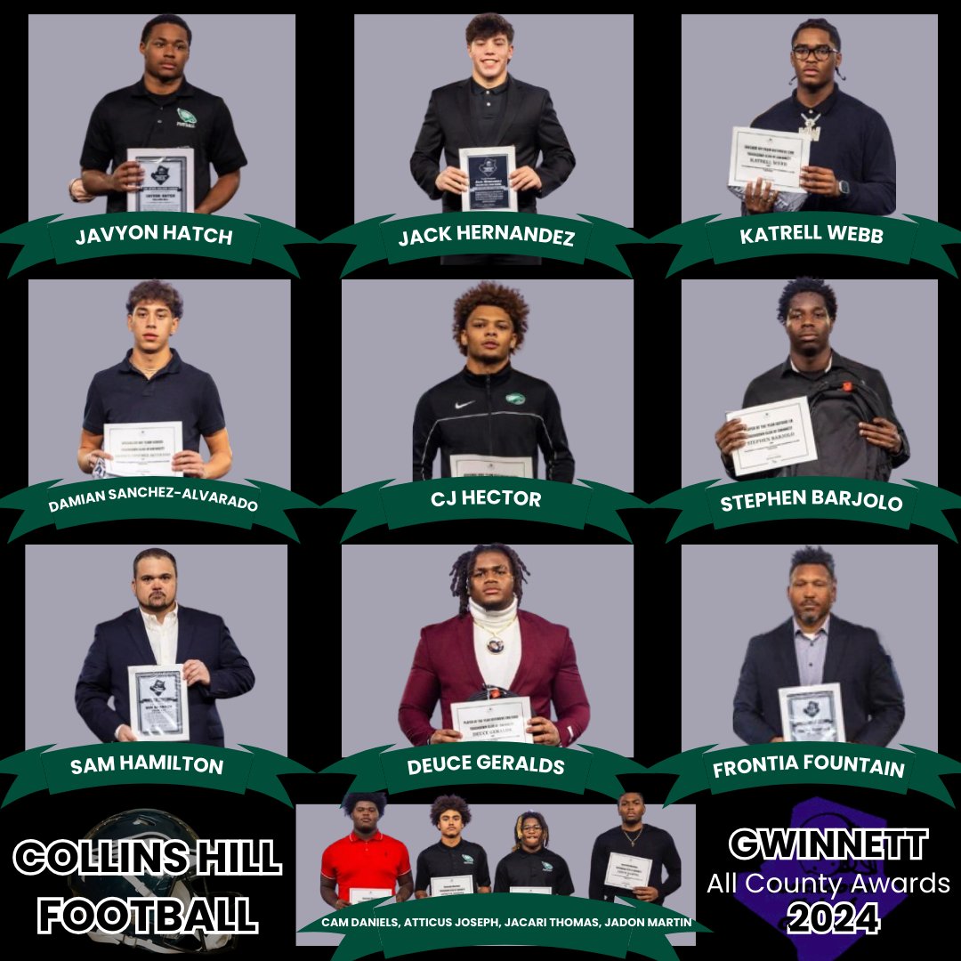 We want to give a huge shoutout to our coaches, players and TD club members that were honored at last week's All County Awards Banquet! Congrats again! 

#THESTANDARD #FORTHEHILL 🦅