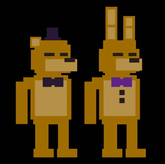 Croco_Art_'s tweet image. Made FNAF Minigame Sprites just like how Scott would