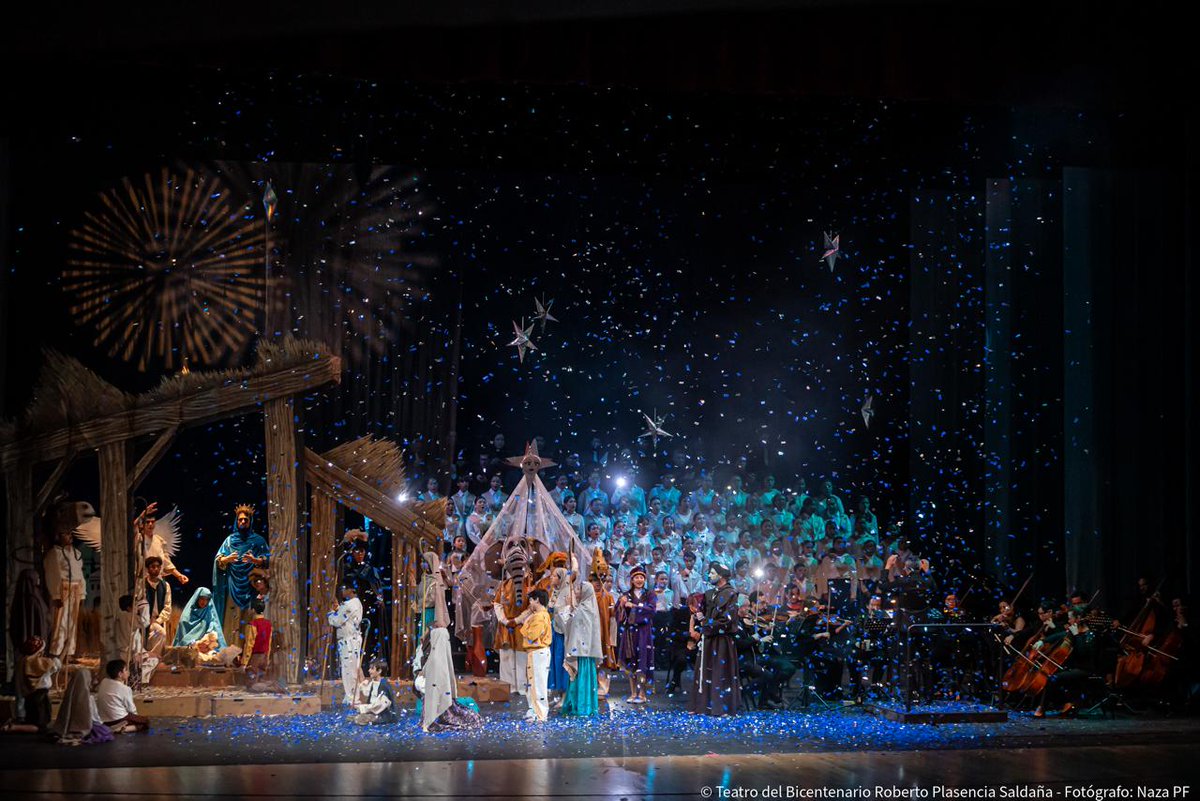 TV4NotiOficial's tweet photo. #4Magazine 🎄 🎶 El musical ‘En Belén a Media Noche’ cautivó al público con villancicos, historia y magia navideña en el Teatro del Bicentenario
Aquí más información:
https://t.co/Kwhy1iiTdL https://t.co/s5d1JNxZL5