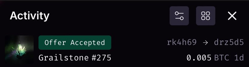 Hando_Punk's tweet photo. Congrats to the new owners of #Elapsed #71 and #Grailstone #275 by @PawelDudko
🤌🤌 https://t.co/WSi4QaGYcs