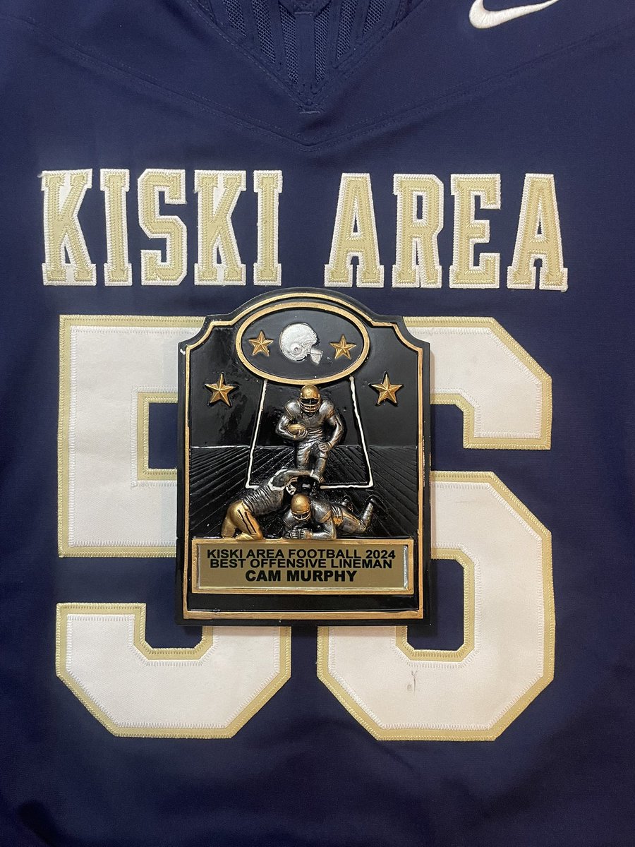 Cameron Murphy (@cammurphy56) on Twitter photo Thank you <a href="/kiskifootball/">Kiski Area Football</a> for an amazing banquet tonight! I was blessed to play these last 4 years for coach Sam Alberts! Thank you to all my coaches, teammates, and parents for a great high school football career! Proud to receive “Best Offensive Linemen” award! Thank you <a href="/kiskifootball/">Kiski Area Football</a> for an amazing banquet tonight! I was blessed to play these last 4 years for coach Sam Alberts! Thank you to all my coaches, teammates, and parents for a great high school football career! Proud to receive “Best Offensive Linemen” award!