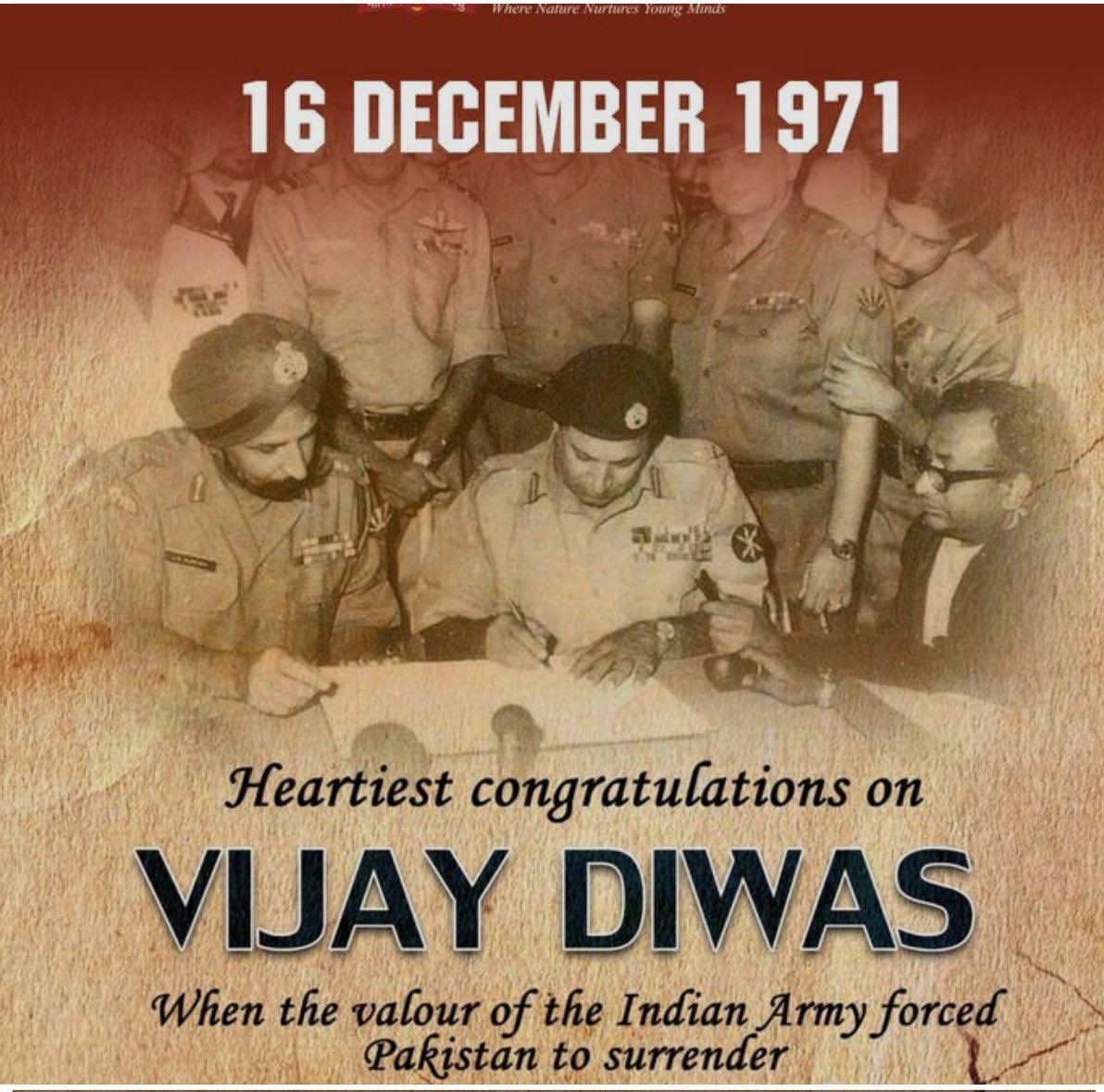 kakar_harsha's tweet photo. Wishing all my Indian brothers and sisters a happy Vijay Diwas https://t.co/8poKKKa3a8