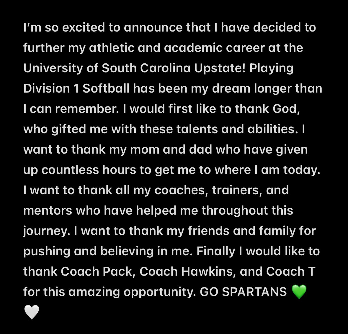 So excited to announce my commitment to the University of South Carolina Upstate! #committed <a href="/CESC_Drotar/">Carolina Elite National Drotar</a>
