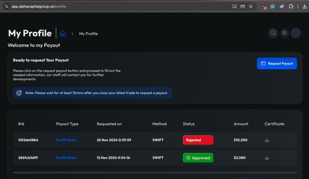 $10,300 Withdrawal Denied and $200K Simulated Funded Account Closed by  <a href="/AlphaCapitalUK/">Alpha Capital Group</a> 

<a href="/TheFCA/">Financial Conduct Authority</a> <a href="/insolvencygovuk/">Insolvency Service</a> <a href="/CompaniesHouse/">Companies House</a> <a href="/UKSFO/">Serious Fraud Office (SFO)</a> <a href="/FSCS/">Financial Services Compensation Scheme</a> <a href="/financialombuds/">Financial Ombudsman Service</a> 

Thread (1/16) 🧵

Purpose of Sharing:
I share this experience to highlight the importance of transparency, fairness,