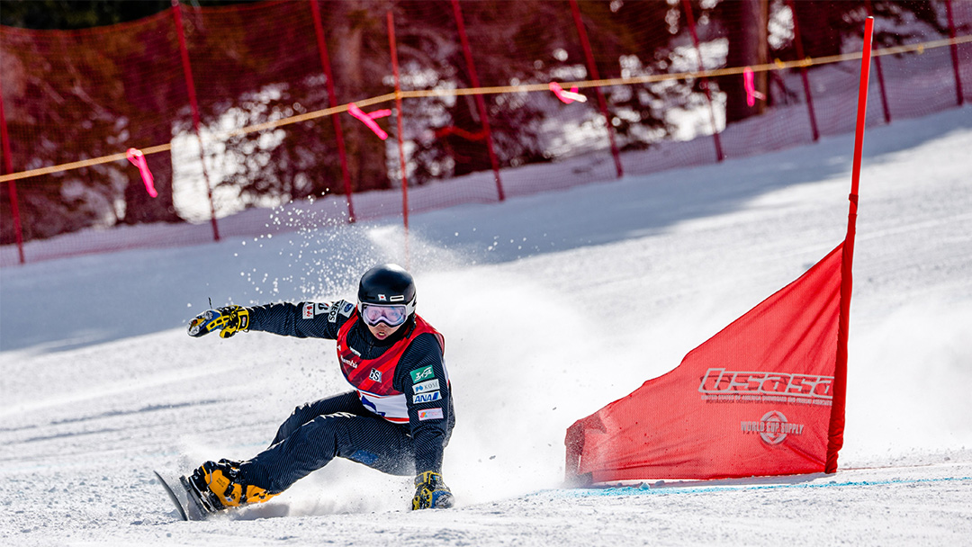 スノボ応援 【①社員と選手の二刀流】 「#スノーボードアルペン🏂」っ