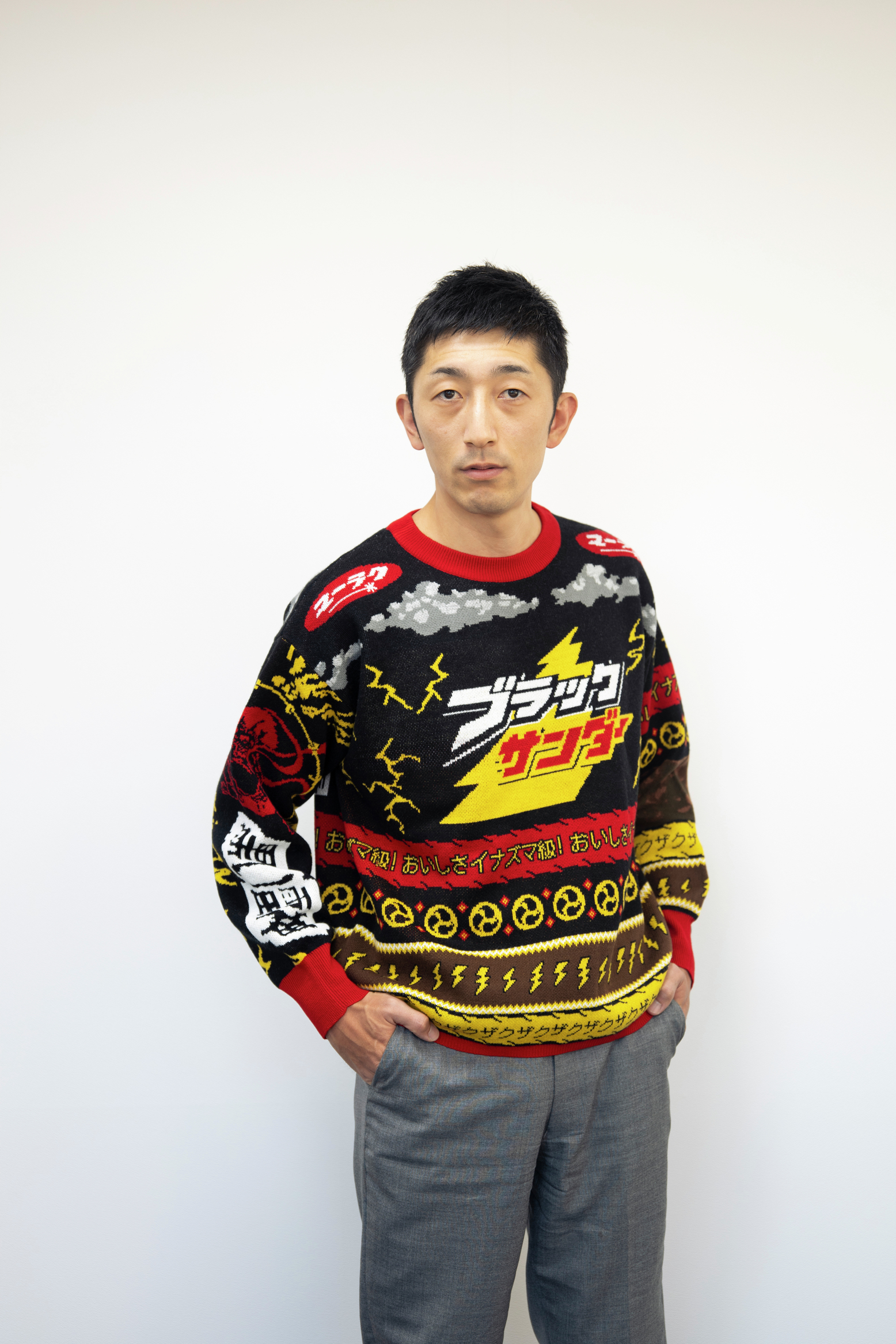 【超希少】【早い者勝ち】ブラックサンダー セーター 30周年記念品 ブラックサンダーセーター5着限定抽選販売のお知らせ！祝