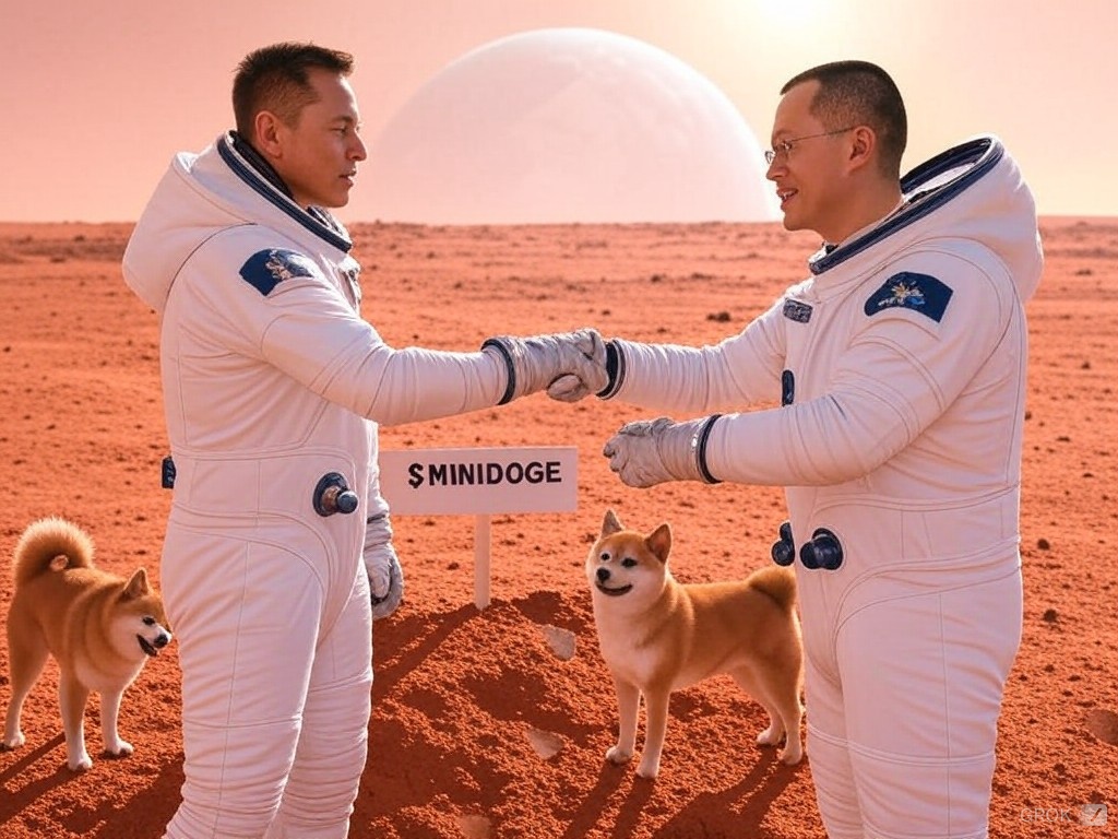 romanc2002's tweet photo. #MINIDOGE
musk关注了cz，meme行情回来了，2025年这轮牛市，属于$MINIDOGE,属于我们每个人， https://t.co/EvSgdOJA1F