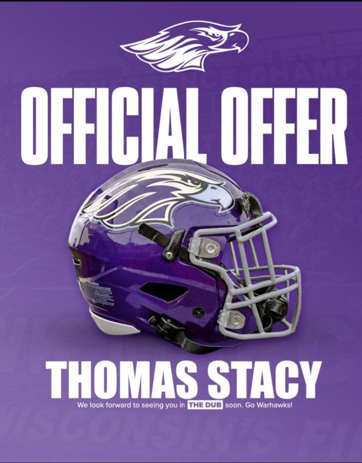 After a great conversation with <a href="/CoachRindahl/">Jace Rindahl</a> and <a href="/Thompson22Mason/">Mason Thompson</a>, I'm grateful for the offer to play at <a href="/WarhawkFootball/">Warhawk Football</a>. 
<a href="/MontiniFootball/">Montini Football</a> <a href="/NolanOwenLS/">Nolan's Long Snapping</a>