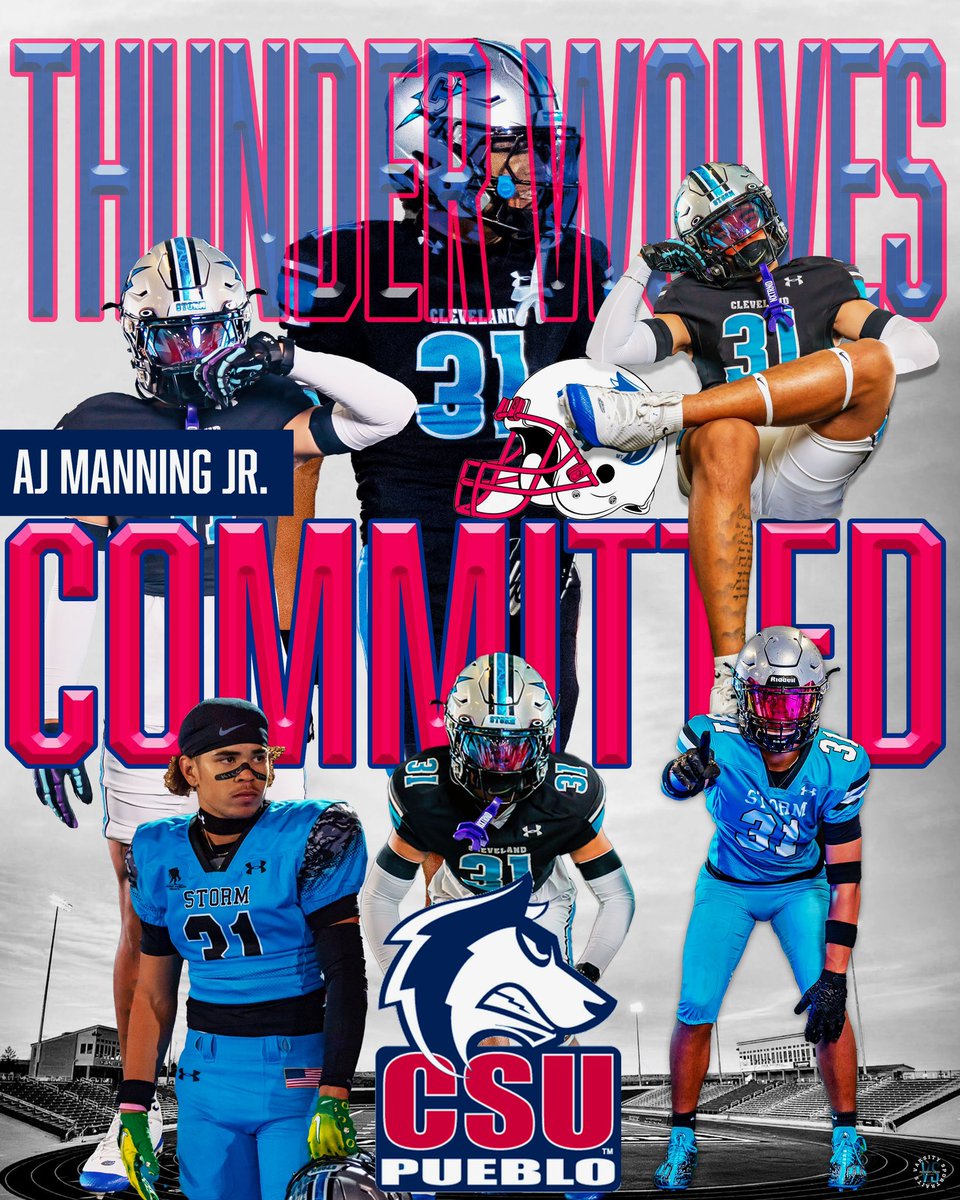 AJ Manning (@aj_manning31) on Twitter photo #AGTG After careful consideration, I am excited to announce that I have committed to continue my academic and athletic career at <a href="/CSUPFootball/">CSU Pueblo Football</a> ‼️
I want to thank all of my coaches and family, you all have supported me through everything. <a href="/CoachMac_A/">Mac Alexander</a> <a href="/PhilipVigil/">Coach Vigil</a> <a href="/Coach_RGarza/">Robert Garza</a> #AGTG After careful consideration, I am excited to announce that I have committed to continue my academic and athletic career at <a href="/CSUPFootball/">CSU Pueblo Football</a> ‼️
I want to thank all of my coaches and family, you all have supported me through everything. <a href="/CoachMac_A/">Mac Alexander</a> <a href="/PhilipVigil/">Coach Vigil</a> <a href="/Coach_RGarza/">Robert Garza</a>