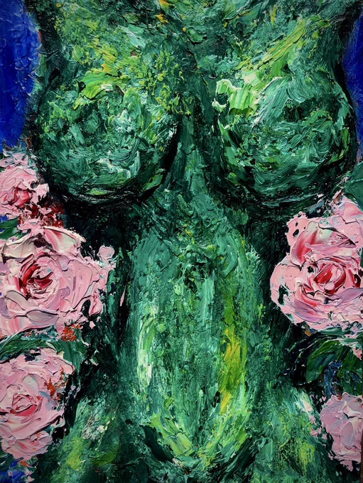 oil painting on canvas made by me 