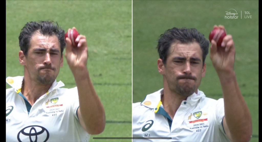DilPrabhat88's tweet photo. Starc's plan for Kohli &amp; Rahul: Swing 'em out, swing 'em in! 

Hope Both the batters stick to their abilities. 

#AUSvIND #StarcMagic https://t.co/bMvBmsVq2i