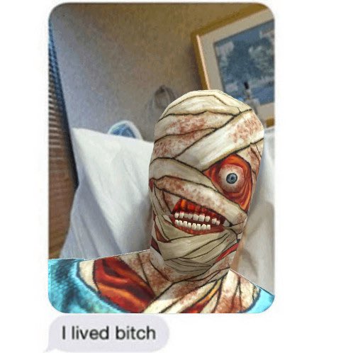 Me to <a href="/GenePark/">Gene Park</a> about finishing Mouthwashing last night