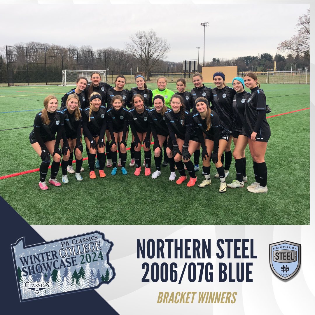 Congratulations to the Blue 06/07 team for winning the <a href="/PAClassics/">PA Classics</a> College Showcase! Great showing for their opening event! Well done girls!

#SteelProud #PAClassics