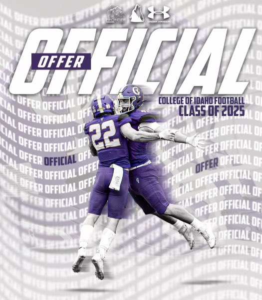 After a great conversation with <a href="/CoachJewell/">Chris Jewell</a>, I am blessed to receive an offer to continue my academic and athletic career from the College of Idaho.
<a href="/CoachANelson04/">Coach Austin Nelson</a> <a href="/Hout_LakeCity/">Byron Hout</a>