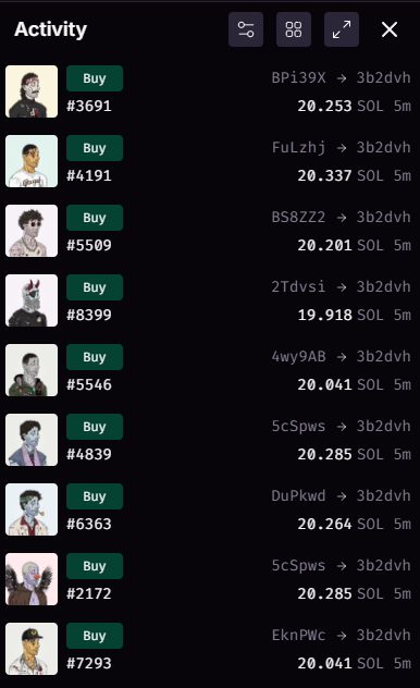 This chad just swept 9 <a href="/DeGodsNFT/">DeGods</a> 5 minutes ago.

Could be something could be nothing. 👀

$degod mode either way