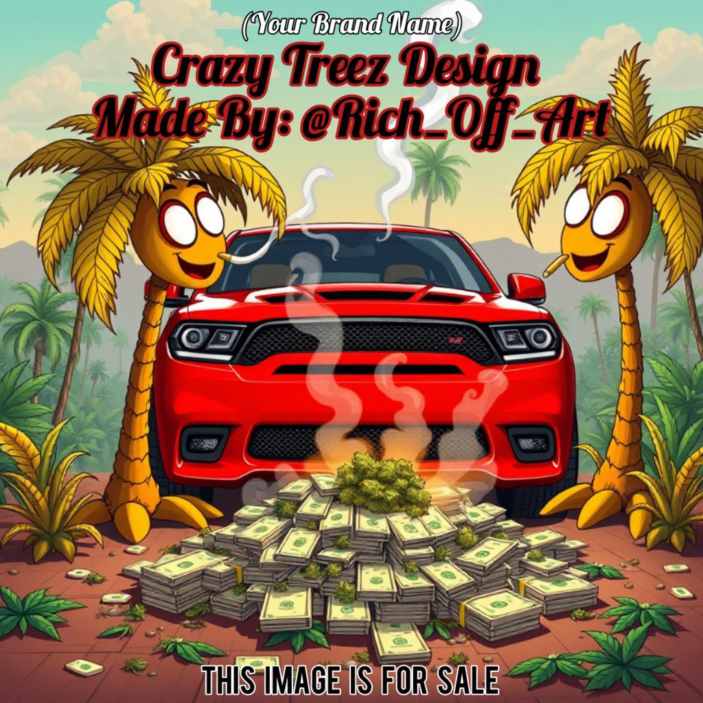 Global_ArtMaker's tweet photo. “CRAZY TREEZ”🌴 Design🎨🖌️
#PalmTree #HellCat #SRT #Durango 
• (GFX ART 🖼️ Idea)💡 
• Made By: @rich_off_art 🎨 👨🏽‍🎨 
• •This GFX Theme Is For Sale 🏷️ 
• We Add All Details Upon Purchase
•DM @Rich_Off_Art™️🤑🖼️����🖌️👨🏽‍🎨
TO ORDER YOUR ART 🖼️ 

#bagdesign #bagdesigner #zabags https://t.co/WuNBlxEJRY
