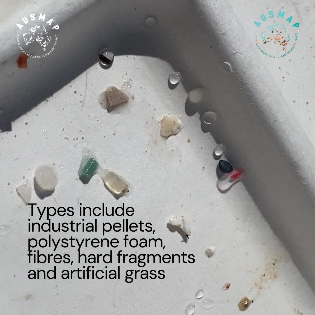 AUSMAP : microplastic tweet media