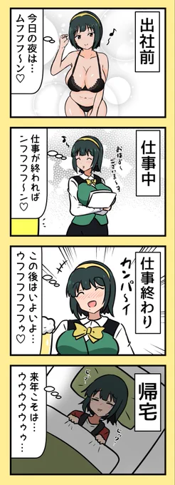 クリスマス当日に予定が入っている時と入ってない時の音無小鳥 